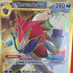 N's Zoroark ex 189/159 Hyper Rare Journey Together Pokemon TCG - Image 2