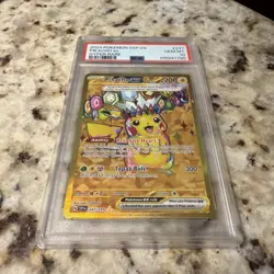 2024 POKEMON SSP EN-SURGING SPARKS HYPER RARE #247 PIKACHU EX PSA 10 GEM MINT - Image 1