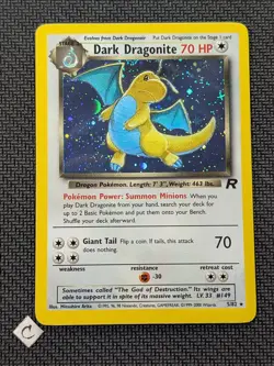 Dark Dragonite 5/82 - Team Rocket Unlimited Holo Rare Pokemon TCG NM - Image 1