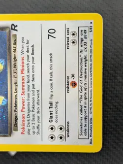 Dark Dragonite 5/82 - Team Rocket Unlimited Holo Rare Pokemon TCG NM - Image 5