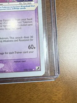 Pokemon Espeon EX 102/115 - 2006 World Championship Rare - MP - Image 5