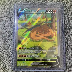 Pokemon 2022 Sword and Shield Black Star Promo #SWSH260 Charizard V Full Art. - Image 1