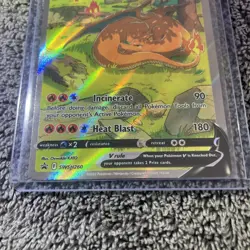 Pokemon 2022 Sword and Shield Black Star Promo #SWSH260 Charizard V Full Art. - Image 3