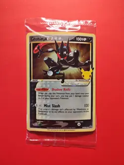 Pokemon Greninja Gold Star SWSH144 Sealed Celebrations Promo UPC Pikachu 25th - Image 1