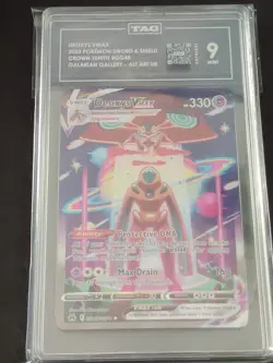 Deoxys VMAX Pokemon SWSH Crown Zenith GG45 Galarian Gallery TAG 9 - Image 1