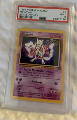 1999 Pokemon the first movie WB Black Star Promo Set All 4! All PSA 9 Mint! - Image 4