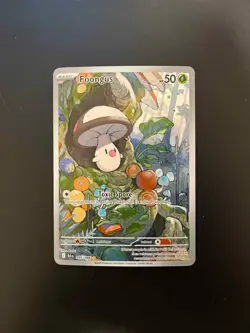 FOONGUS 095/086 2025 POKEMON BLK EN-BLACK BOLT ILLUSTRATION RARE NM - Image 1
