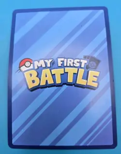 Pokemon Pikachu TCG Blue Border My First Battle Exclusive Stamp Promo - Image 2