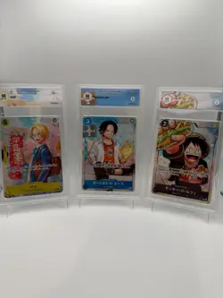 GRAAD 10 One Piece 3 Brothers Set P-073 074 075 Saikyo Jump Promo JP - Image 1