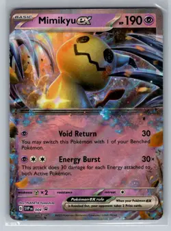 Mimikyu ex - Promo SV: Scarlet & Violet Promo Cards 004 NM - Image 1