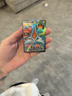 Pokemon Rotom ex Full Art Holo Rare Card 124/094 sv02 Lightning EX Basic - Image 1