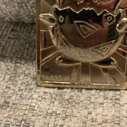 Burger King - 23k Gold Plated Trading Card - Togepi - 1999 - Pokemon - Vintage - Image 2
