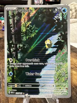 Pokemon TCG Psyduck Scarlet Violet-151 Holo Illustration Card 175/165 Rare - Image 1
