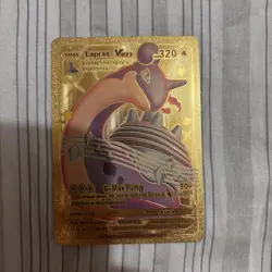 Pokemon Card Lapras VMAX SV111/SV122 HP320 Gold Foil - Image 1