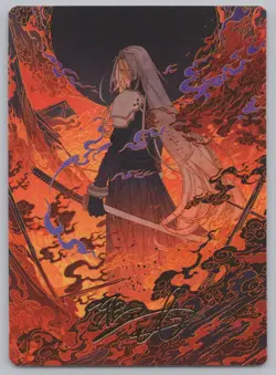 MTG Final Fantasy - Karasuba Rindo Nibelheim Aflame Art Card (Gold-Stamped) e466 - Image 1