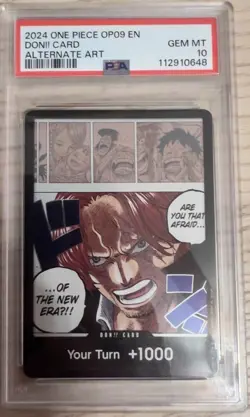 2024 ONE PIECE OP09-EMPERORS IN THE NEW WORLD ALTERNATE ART DON!! CARD PSA 10 - Image 1