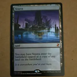 Magic: The Gathering Vesuva Foil Land Card TSR 289/289 2020 English - Image 1