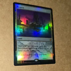 Magic: The Gathering Vesuva Foil Land Card TSR 289/289 2020 English - Image 3