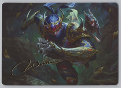 MTG - Final Fantasy - Shadow, Mysterious Assassin Art Card (Gold-Stamped) -e465 - Image 1