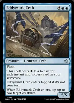 4 x Eddymurk Crab - Bloomburrow - NM-Mint - MTG - Image 1
