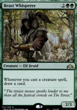 Promo Pack: Throne of Eldraine #123 Beast Whisperer - Image 1