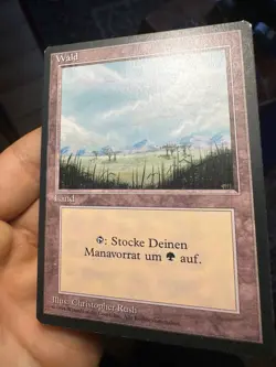 German FBB • Misprint Wald "Forest Plains" • Pack Fresh • Mtg (625) - Image 2