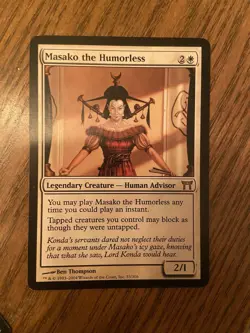Masako the Humorless DMG Champions of Kamigawa X1 MTG - Image 1
