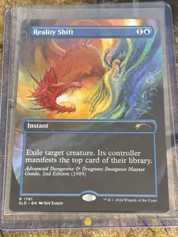 1x Reality Shift, D&D Secret Lair, Non-Foil Borderless Art, MTG LP - Image 5