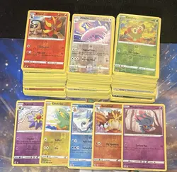 Sword & Shield Era Reverse Holo Bulk Lot (300) Pokemon Tcg- SWSH Rev Foils Only - Image 1