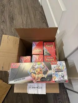 Pokemon Prismatic Evolutions Sams Club Surprise Box & Booster Bundle Lot Of 6 - Image 1