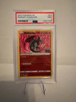 2022 Pokemon Go Radiant Charizard #011 PSA 9 MINT - Image 1
