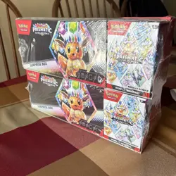 (2) Pokemon Sam's Club Prismatic Evolutions Surprise Box + Booster Bundle Lot - Image 3