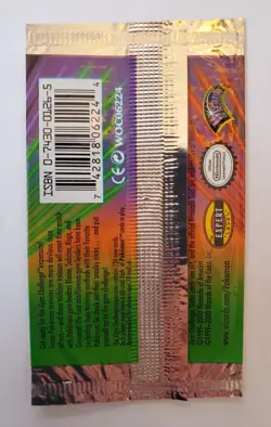 Pokemon Gym Challenge Sabrina Artwork EMPTY Booster Pack Wrapper Pristine! - Image 2