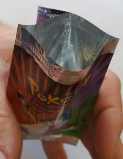 Pokemon Gym Challenge Sabrina Artwork EMPTY Booster Pack Wrapper Pristine! - Image 4