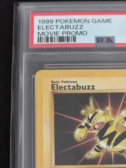 1999 Pokemon WotC Black Star Promo Electabuzz #2 PSA 9 MINT Movie Promo - Image 5