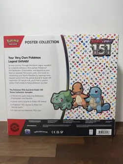 LOT OF 2 - Pokemon TCG Scarlet & Violet 151 Poster Collection Box 3 Packs - Image 3