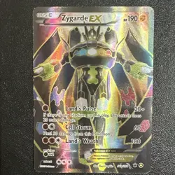 Zygarde EX Full Art 54a/124 Pokemon TCG XY Fates Collide 2017 Damaged - Image 1