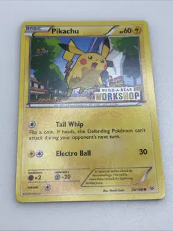Pokemon TCG Pikachu Build-A-Bear Workshop Promo 20/108 Promo Promo - Image 2
