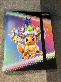 Pokemon Prismatic Evolutions Eevee Binder Collection ***BINDER ONLY*** NEW 2025 - Image 1