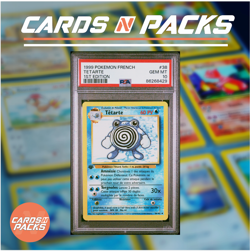 Carte Pokemon Tetarte 38/102 Set de Base Edition 1 PSA 10 GEM MINT 🇫🇷 - Image 1