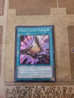 YUGIOH TRIPLE TACTICS TALENT RA01-EN063 SECRET 1ST ED NM - Image 1