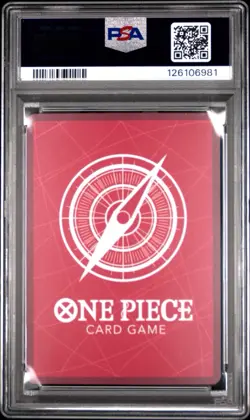 2025 ONE PIECE PROMOS PSA MAGAZINE EXCLUSIVE #001 SHANKS PSA 9 MINT - Image 2