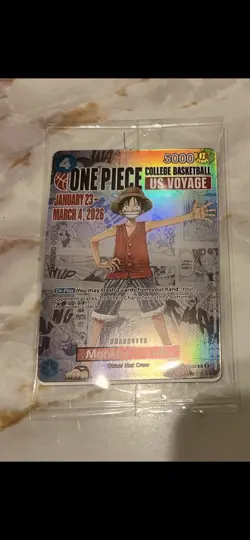 2026 ONE PIECE PROMOS ONE PIECE COLLEGE BK: US VOYAGE MONKEY D. LUFFY - Image 1