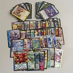 Duel Masters Japanese Bulk Sale 150 Cards _ 30 Rare + 20 Foil + 100 Common (F) - Image 1
