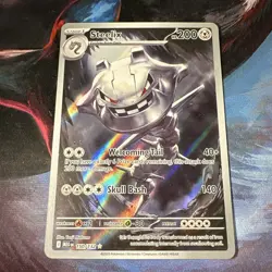 Pokemon Card Steelix 150/132 Illustration Rare Mega Evolution Near Mint - Image 1