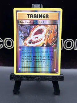 Charizard Spirit Link 75/108 2016 Evolutions Pokemon Card Reverse Holo - LP - Image 2