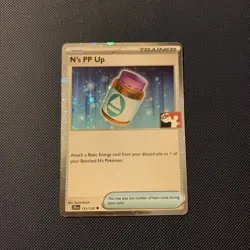 Pokemon N's PP Up 153/159 Prize Pack Series Cards Cosmo Holo Pack Fresh - NM - Image 1