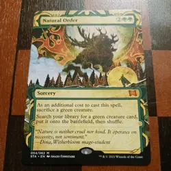 Mtg Natural Order NM/M Strixhaven Mystical Archives Rare Tutor Magic Card - Image 1