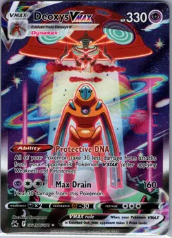 Deoxys VMAX GG45/GG70 Crown Zenith: Galarian Gallery - Pokemon Card - NM - Image 1