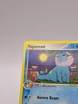 Vaporeon 25/100 Rare EX Sandstorm Pokemon Card LP / MP - Image 2